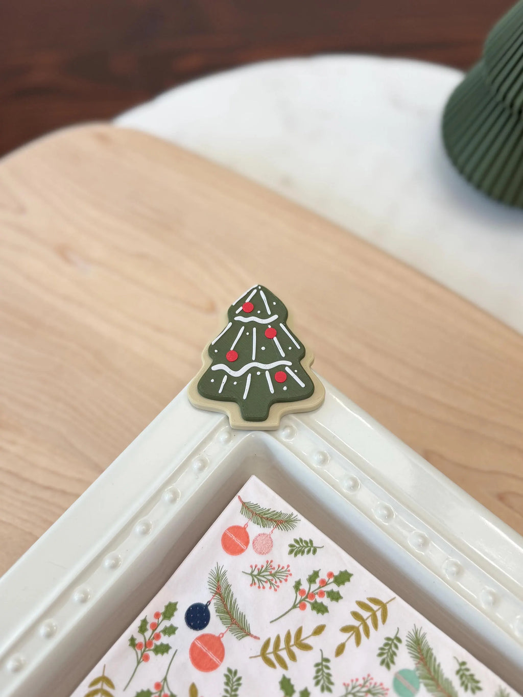Christmas Tree Sugar Cookie - Serving Dish Decor - Nora Fleming Mini Compatible