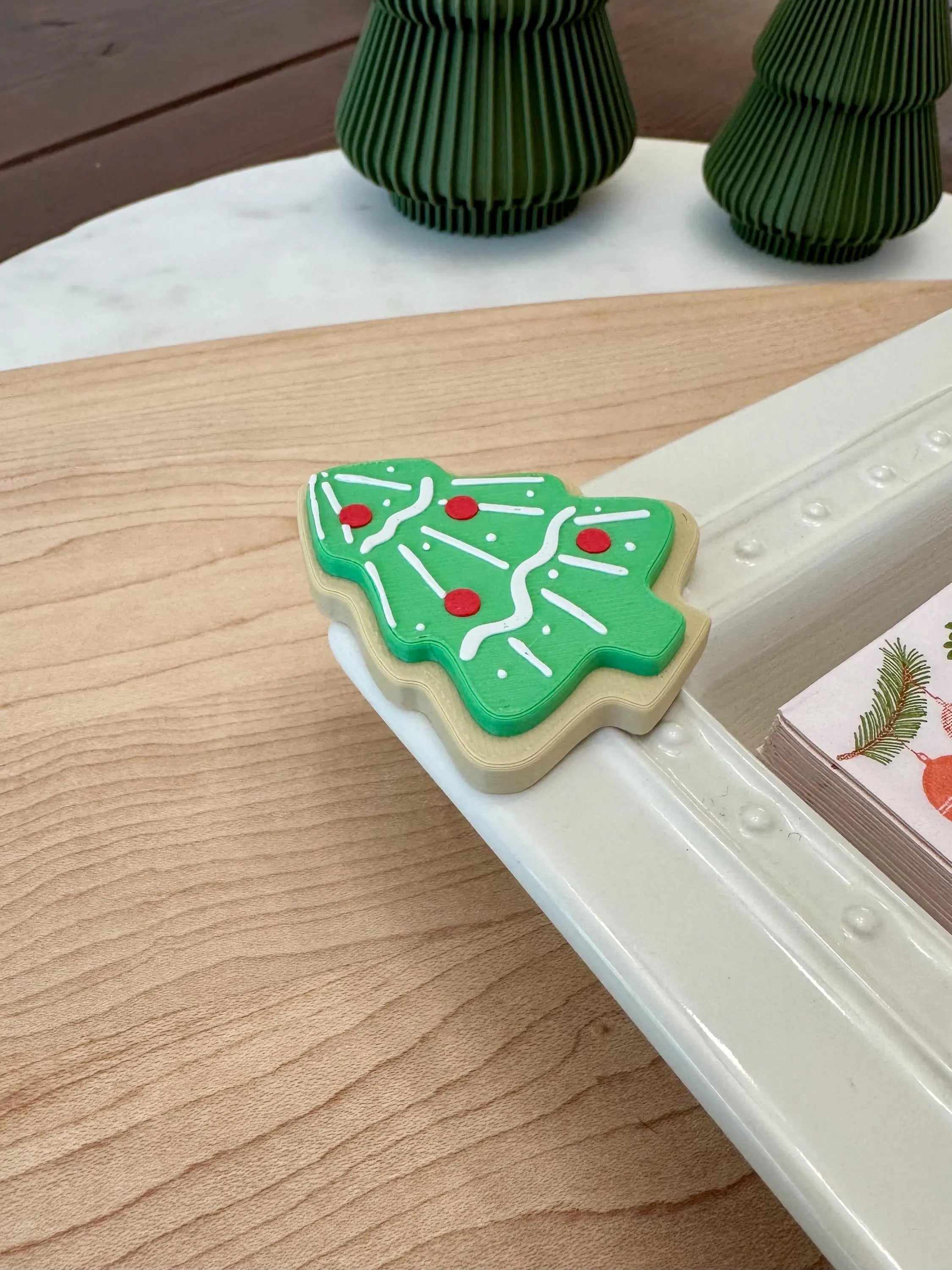 Christmas Tree Sugar Cookie - Serving Dish Decor - Nora Fleming Mini Compatible