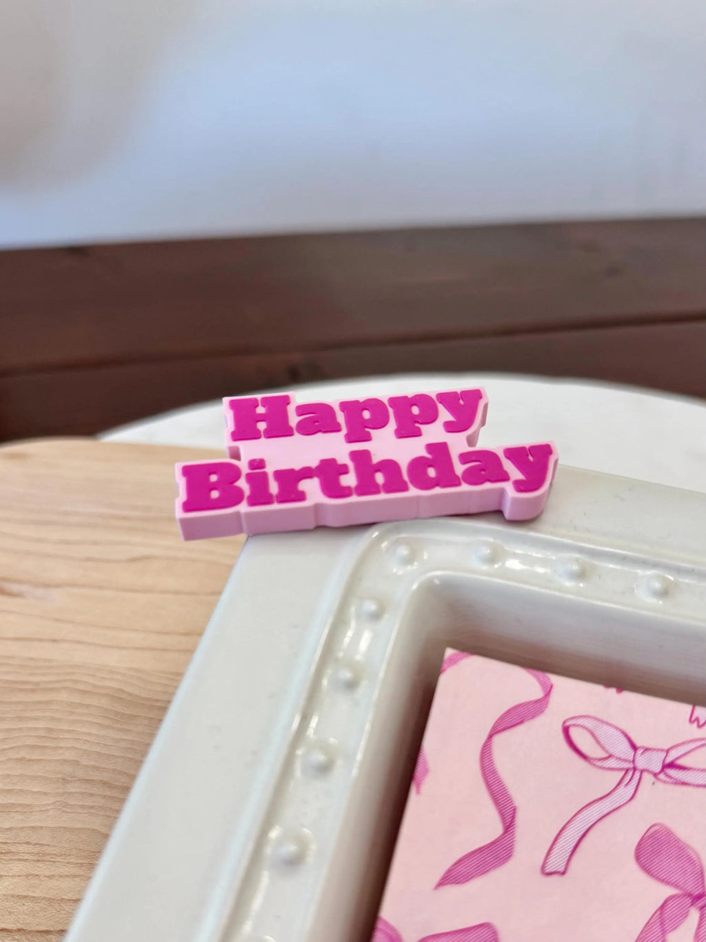 Happy Birthday - Serving Dish Decor - Nora Fleming Mini Compatible