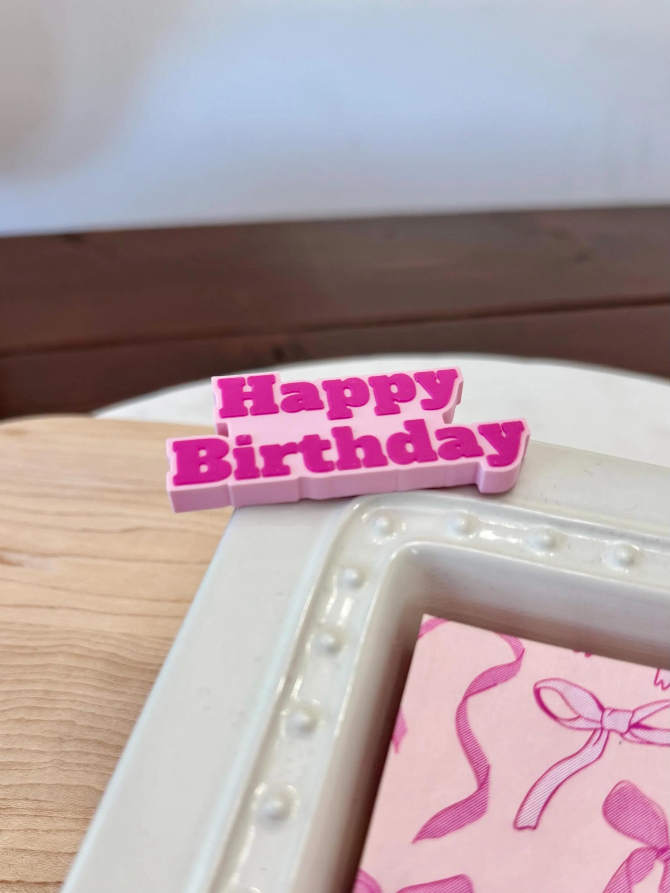 Happy Birthday - Serving Dish Decor - Nora Fleming Mini Compatible