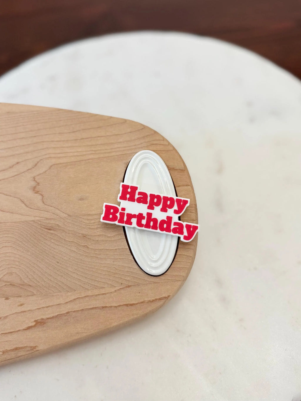 Happy Birthday - Serving Dish Decor - Nora Fleming Mini Compatible