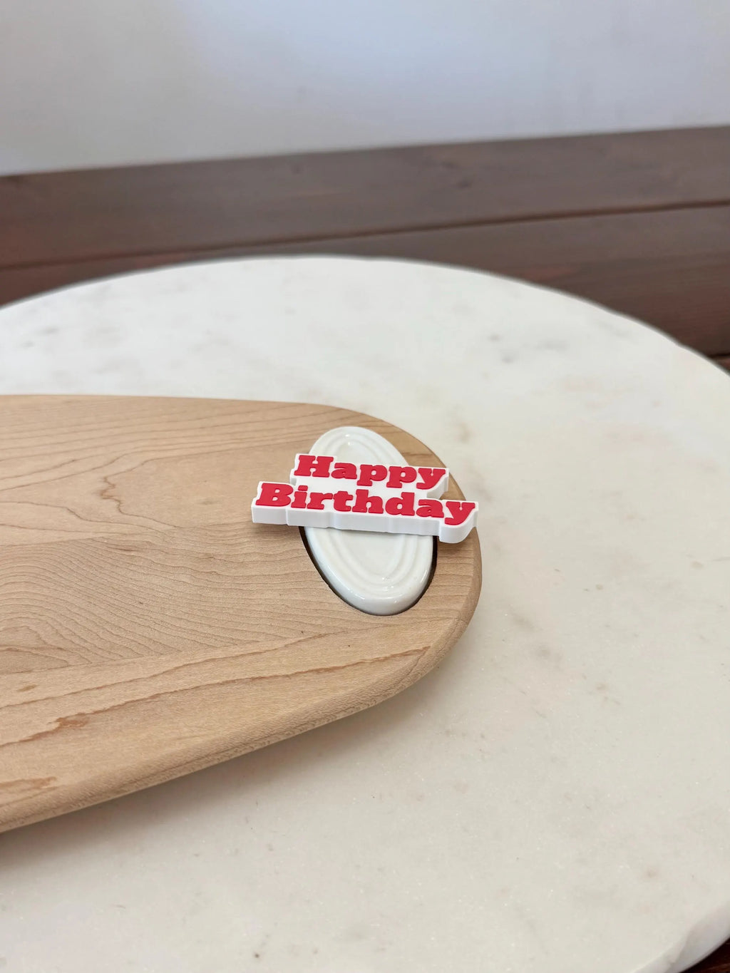 Happy Birthday - Serving Dish Decor - Nora Fleming Mini Compatible