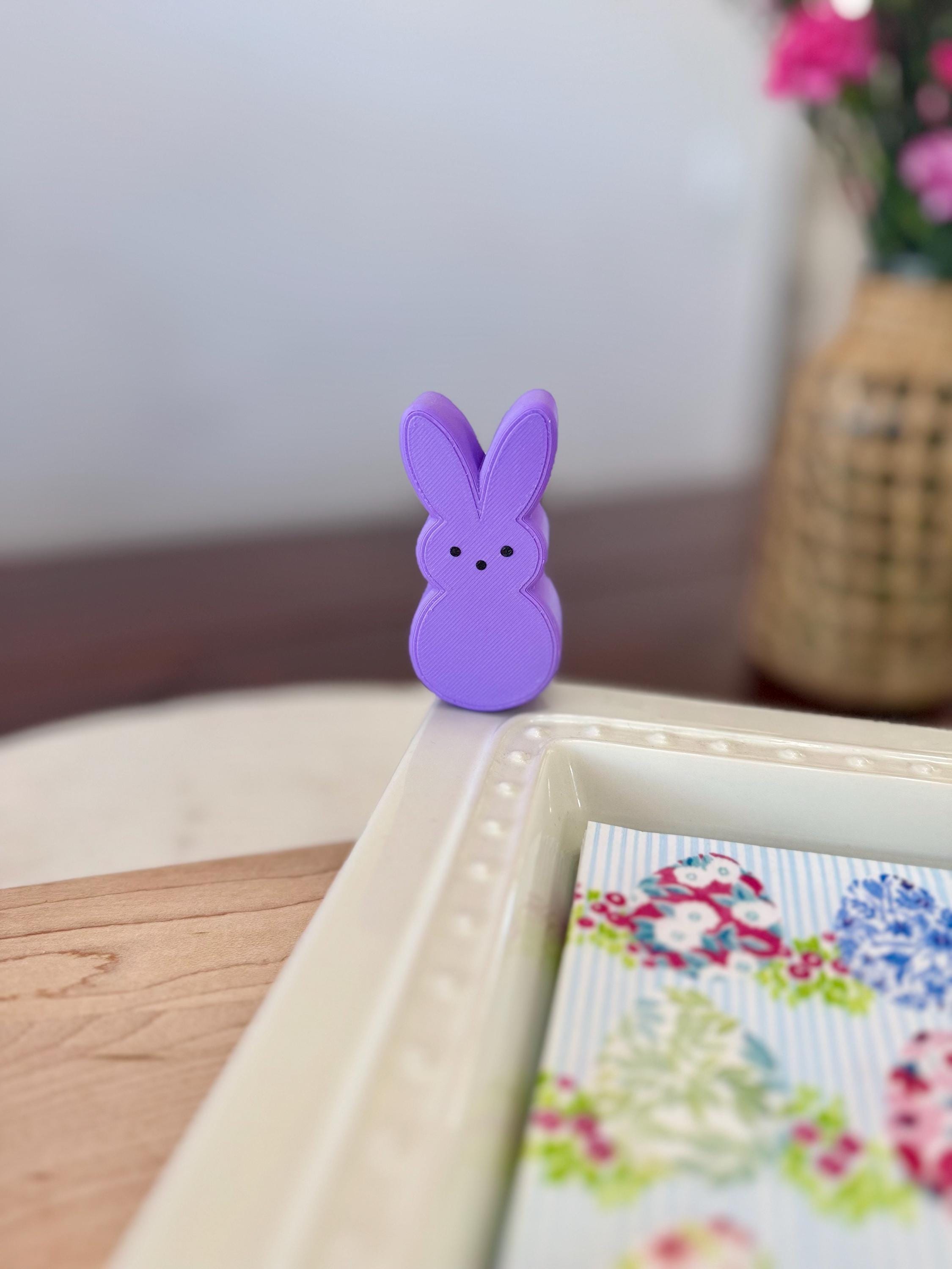 Peep Easter Bunny - Serving Dish Decor - Nora Fleming Inspired Mini Compatible