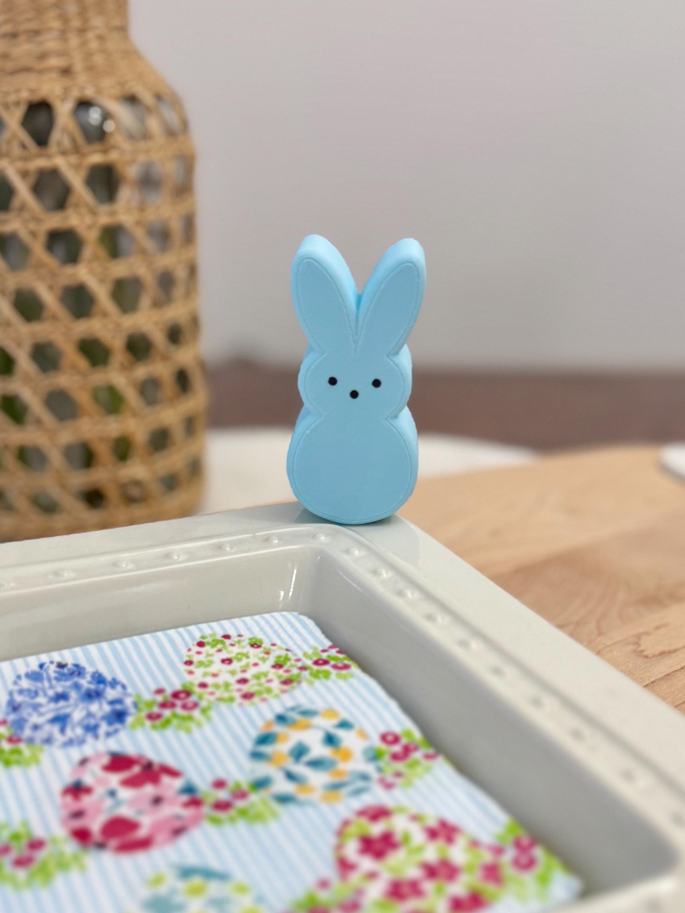 Peep Easter Bunny - Serving Dish Decor - Nora Fleming Inspired Mini Compatible