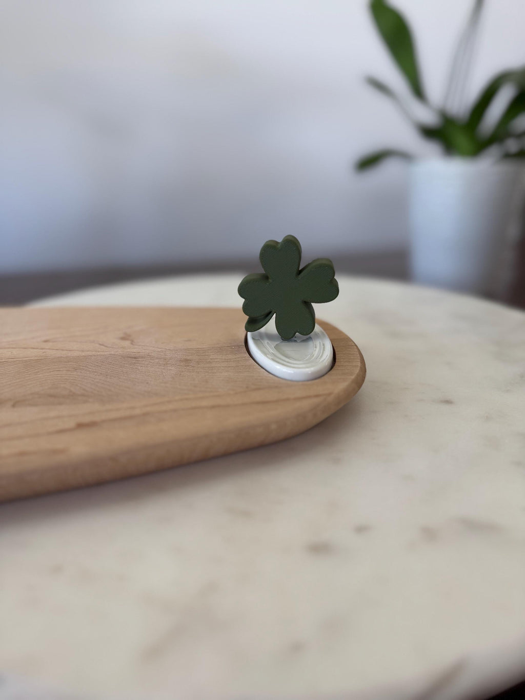 Four Leaf Clover Shamrock - Serving Dish Decor - Nora Fleming Mini Compatible