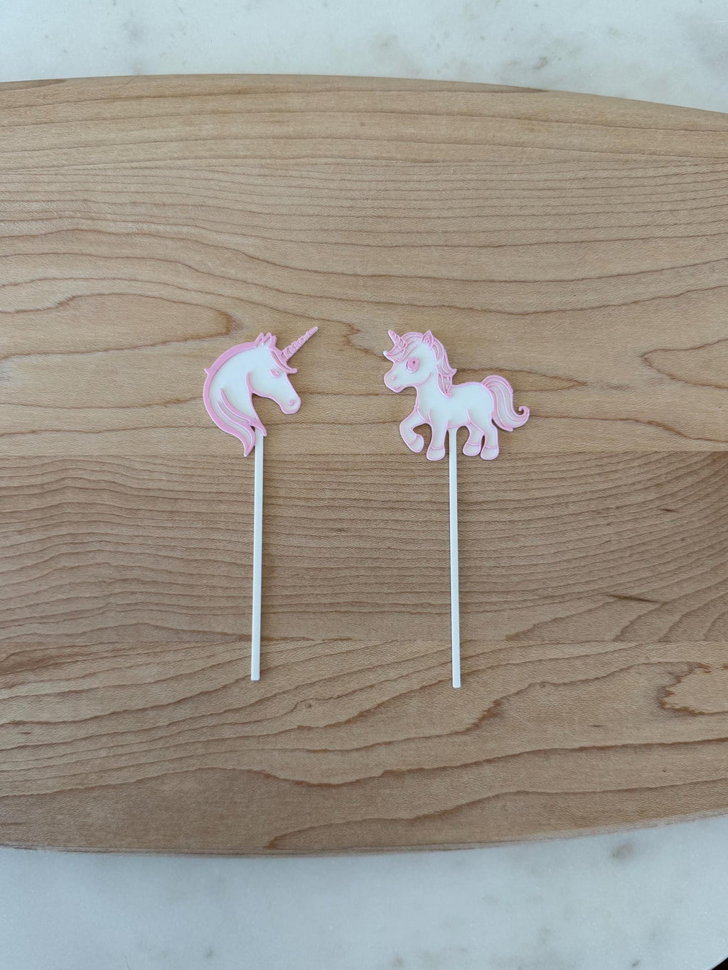 Unicorn Cupcake Toppers (qty 6)