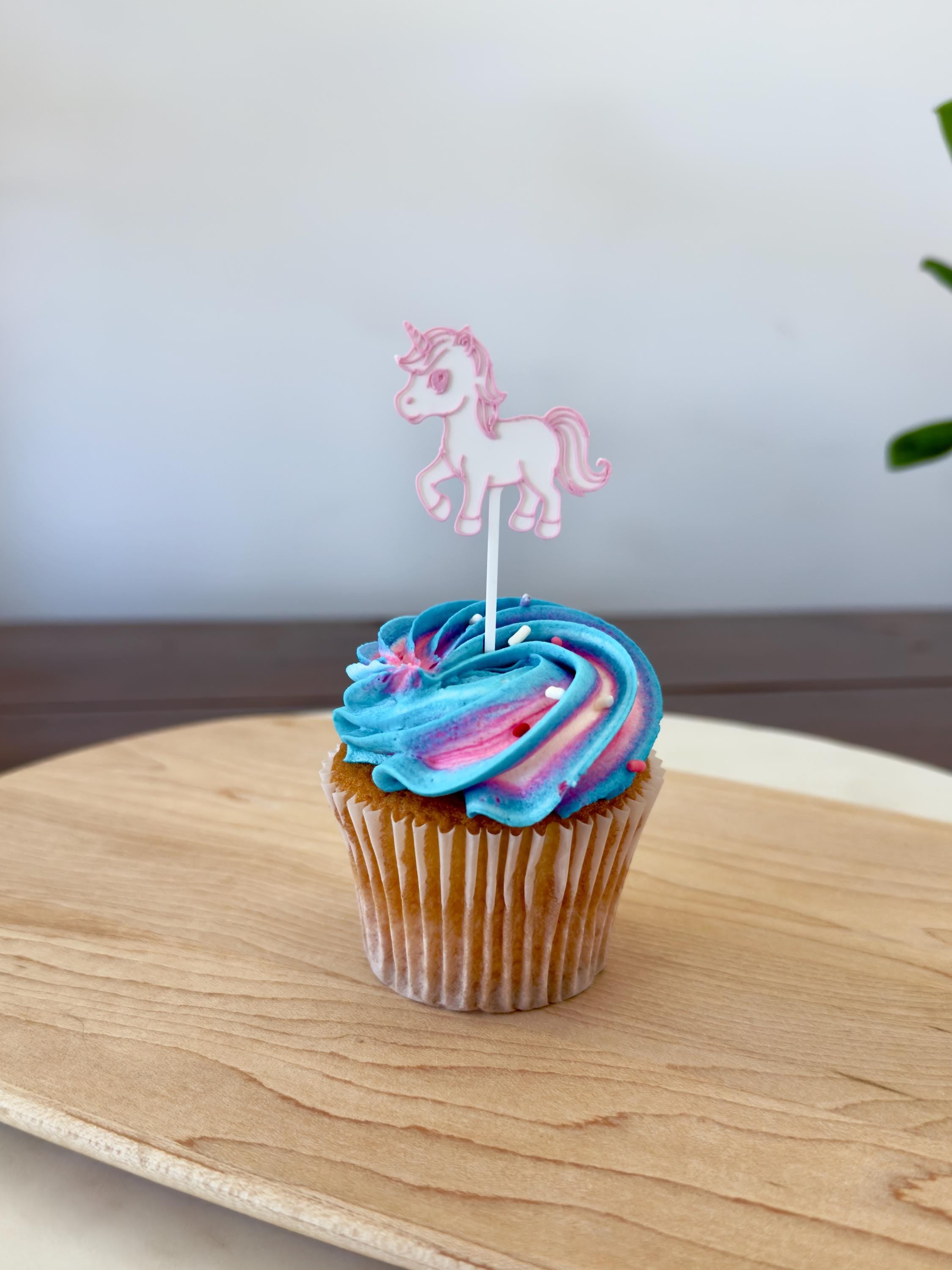 Unicorn Cupcake Toppers (qty 6)