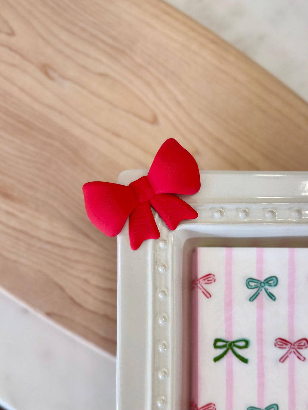 Bow - Serving Dish Decor - Nora Fleming Mini Compatible