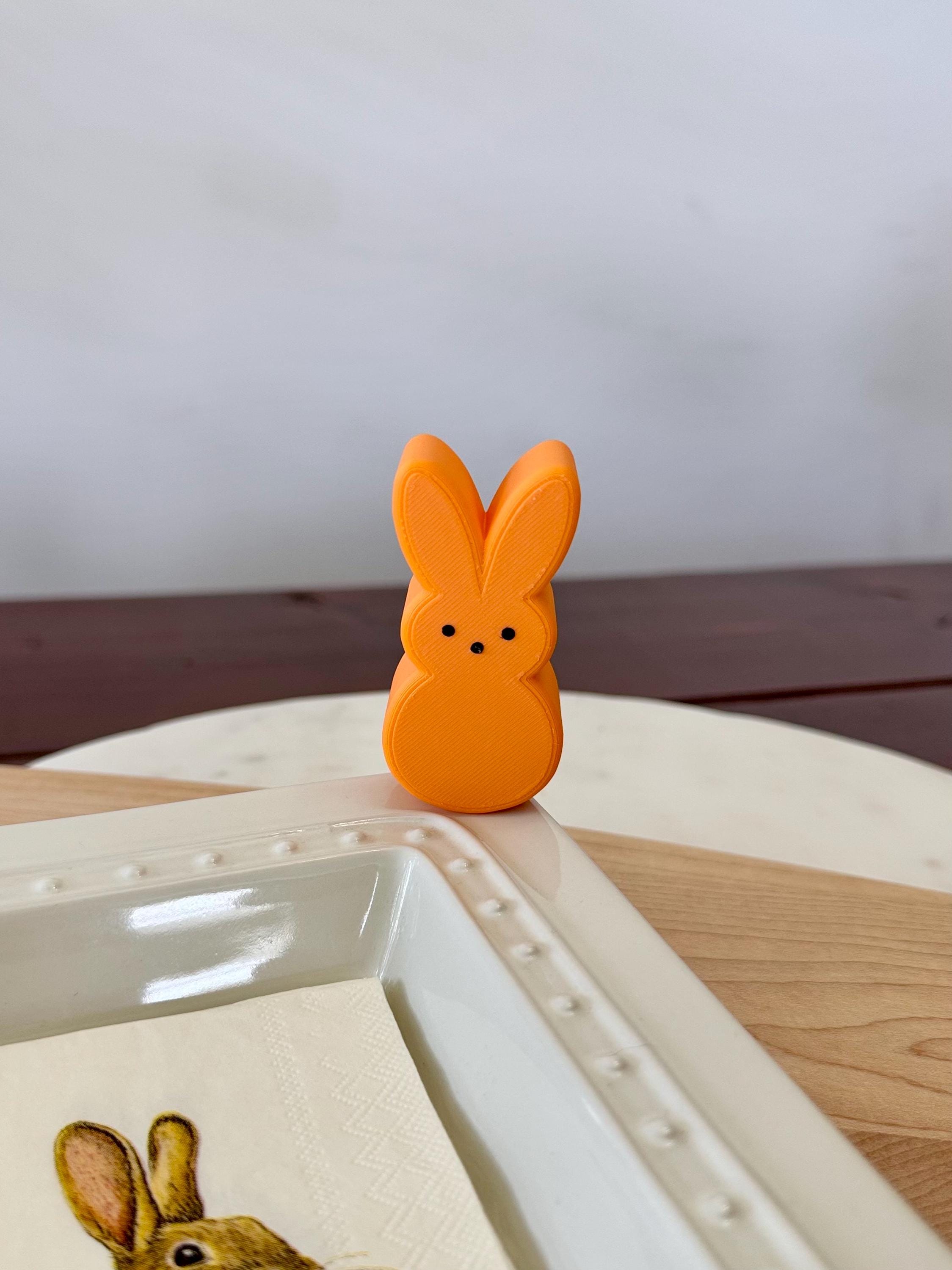 Peep Easter Bunny - Serving Dish Decor - Nora Fleming Inspired Mini Compatible