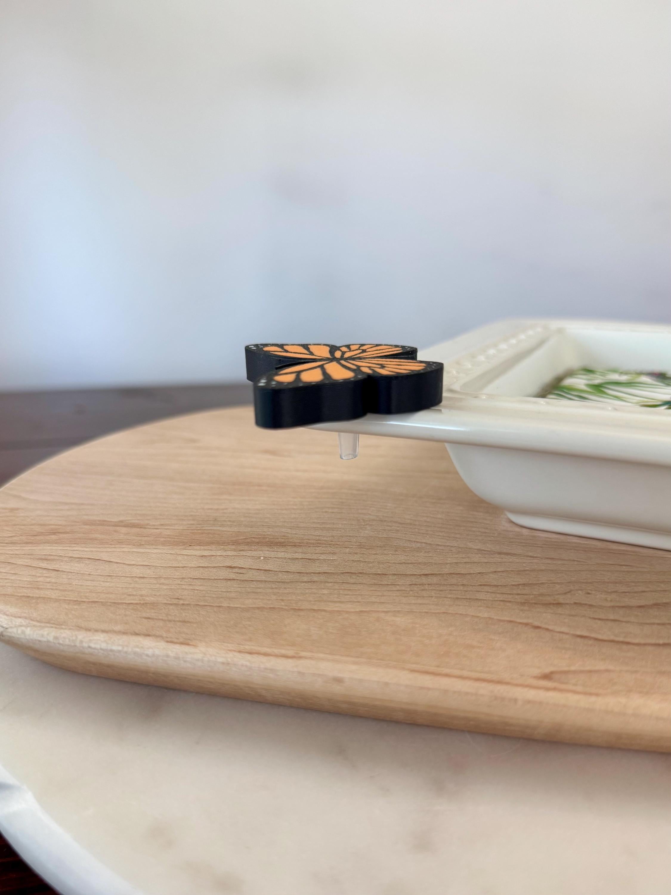 Monarch Butterfly - Serving Dish Decor - Nora Fleming Mini Compatible