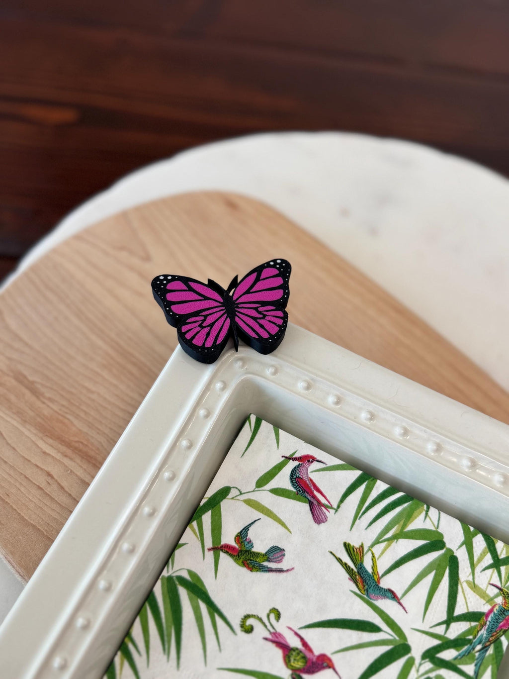 Monarch Butterfly - Serving Dish Decor - Nora Fleming Mini Compatible