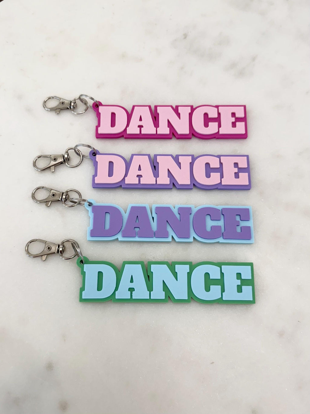 DANCE Keychain - Dance Bag Backpack Charm