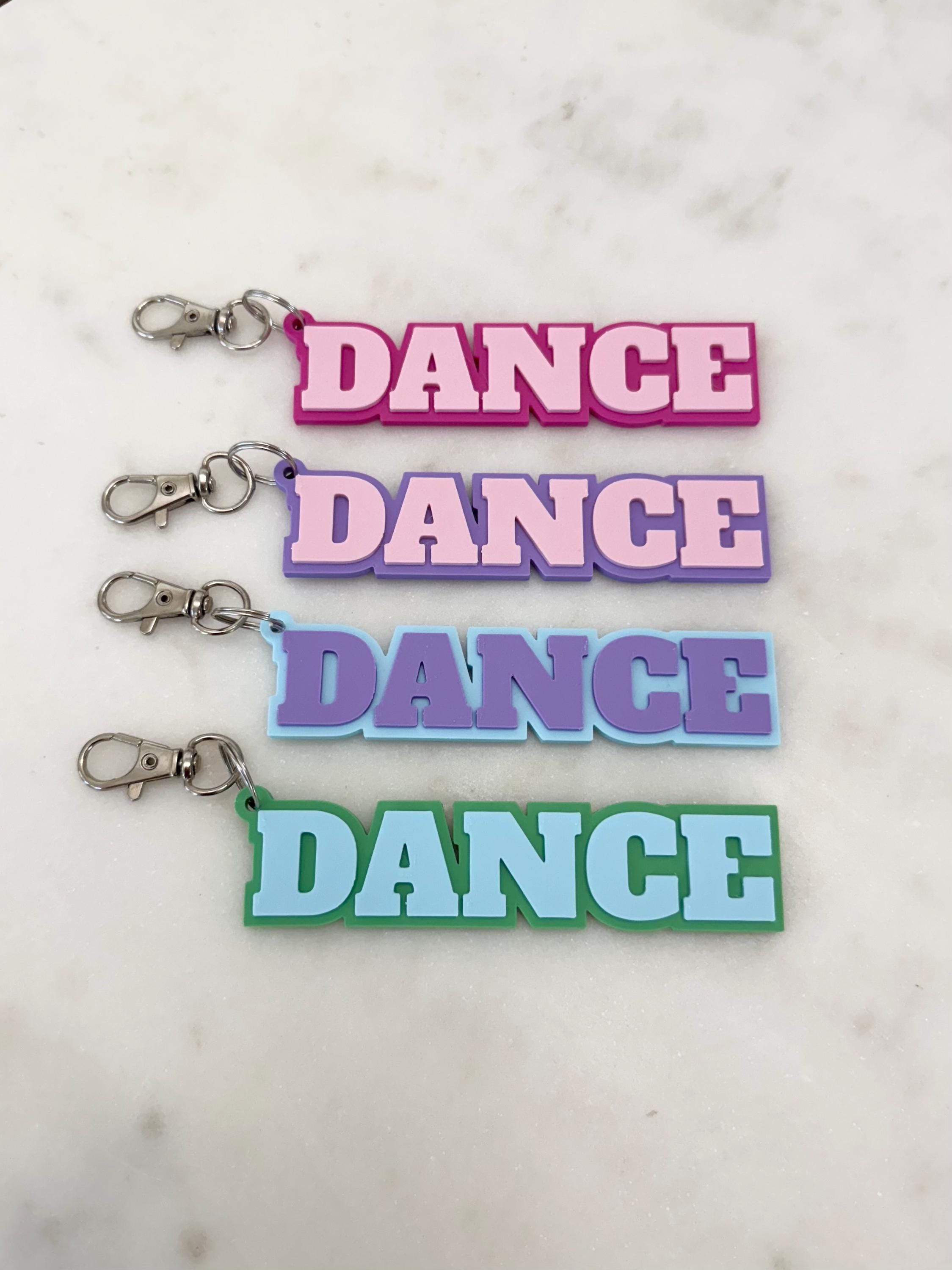 DANCE Keychain - Dance Bag Backpack Charm