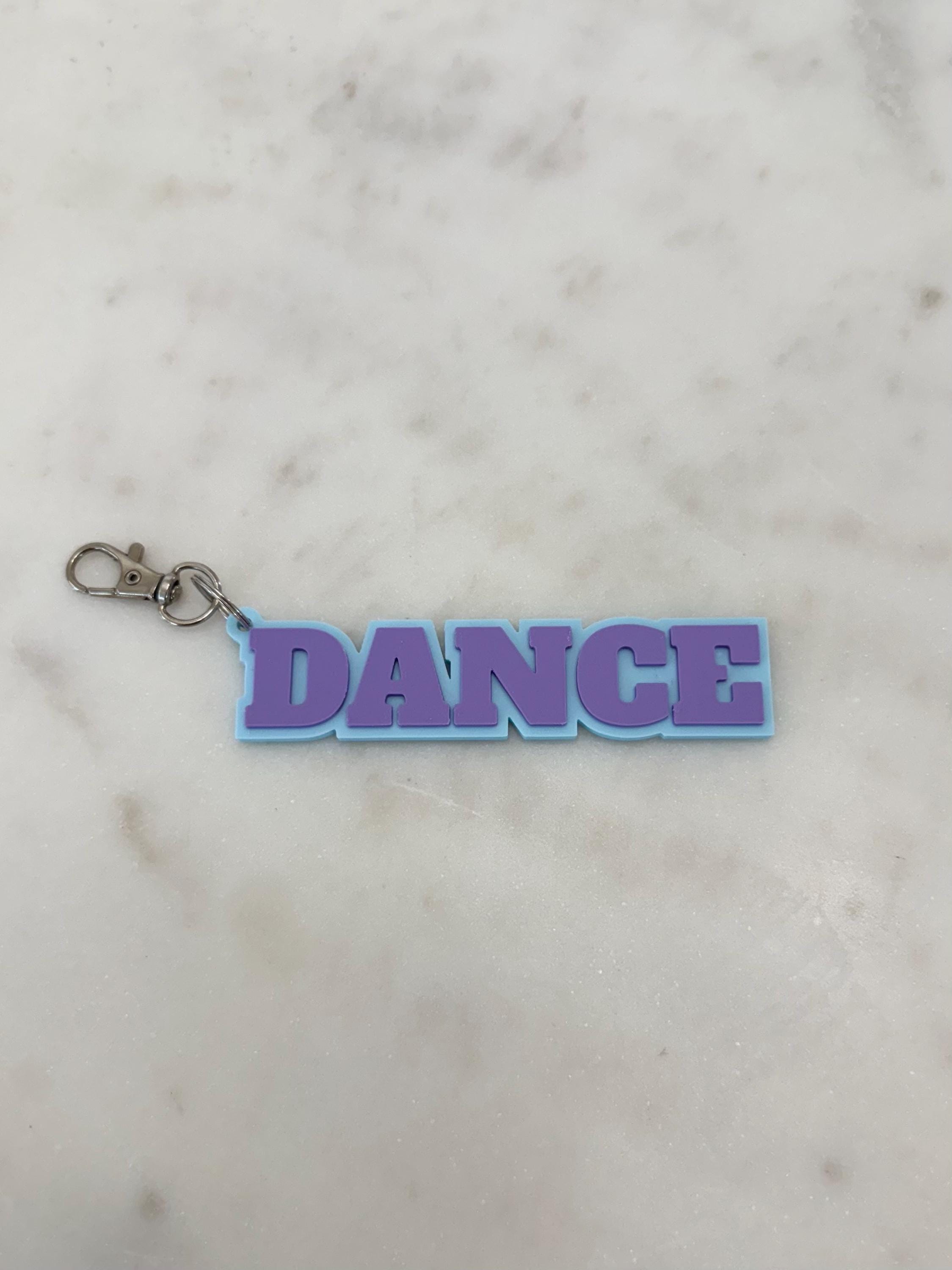 DANCE Keychain - Dance Bag Backpack Charm