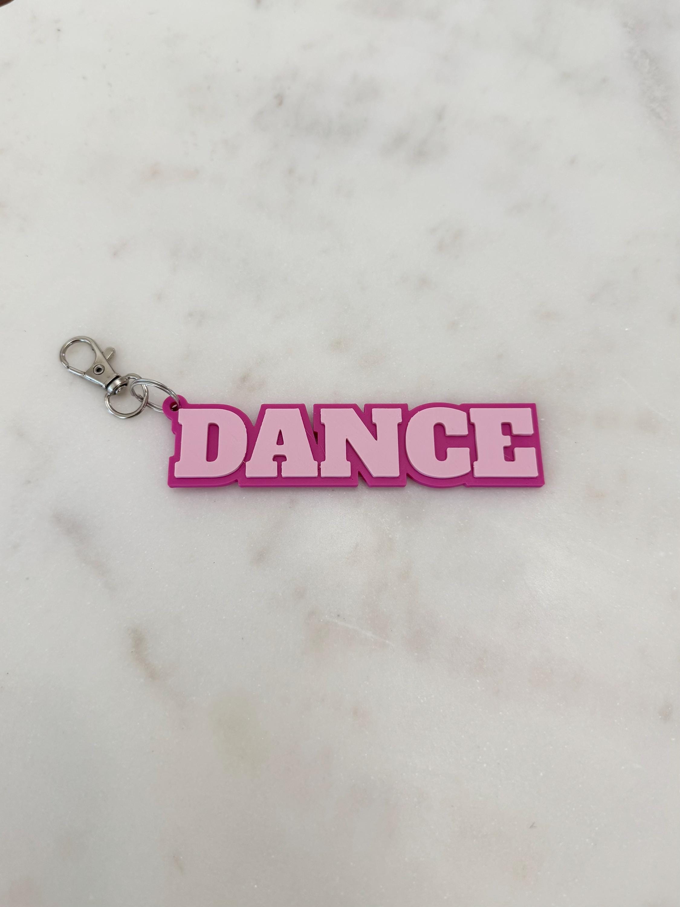 DANCE Keychain - Dance Bag Backpack Charm