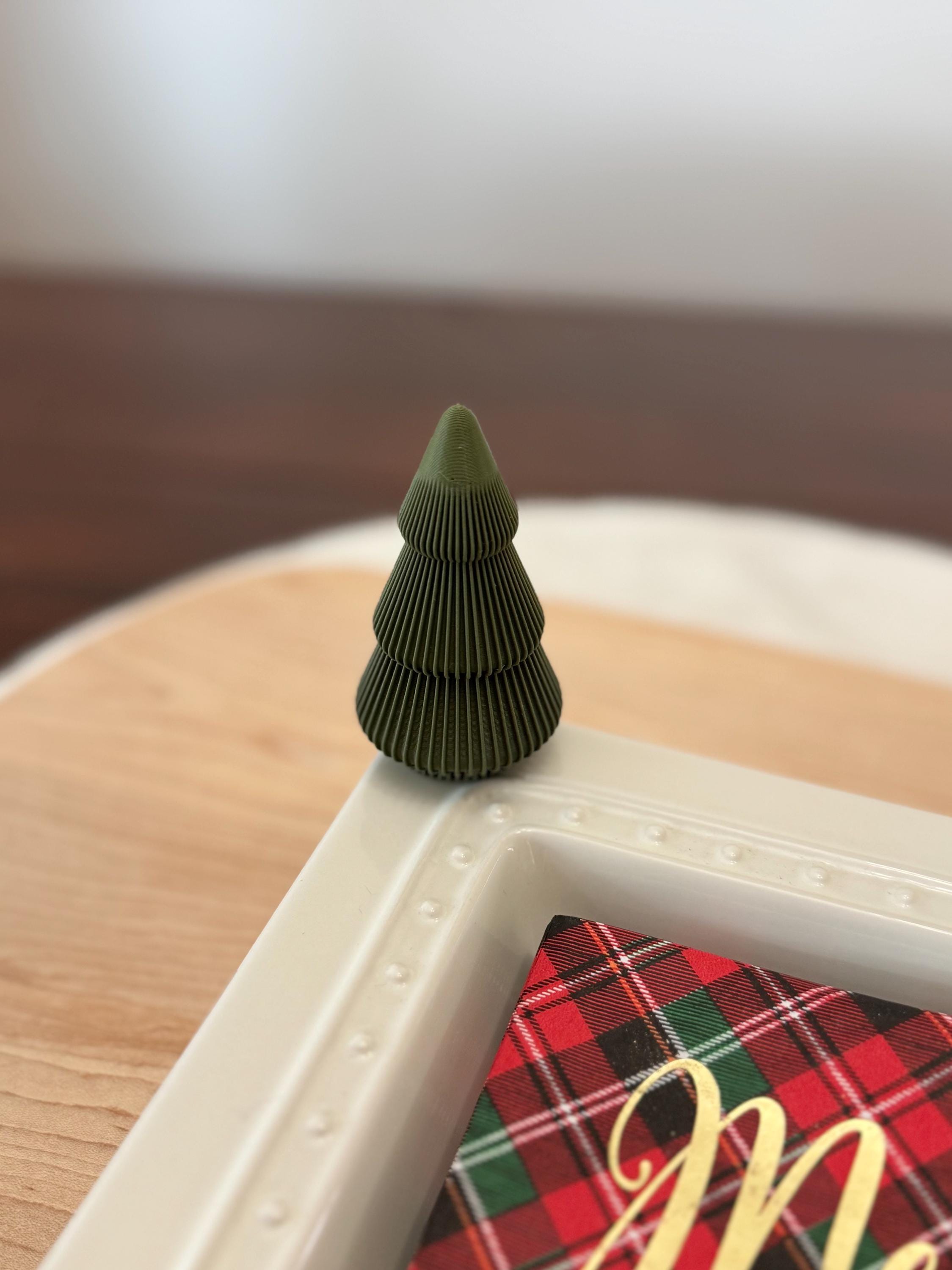 Modern Christmas Tree - Serving Dish Decor - Nora Fleming Mini Compatible