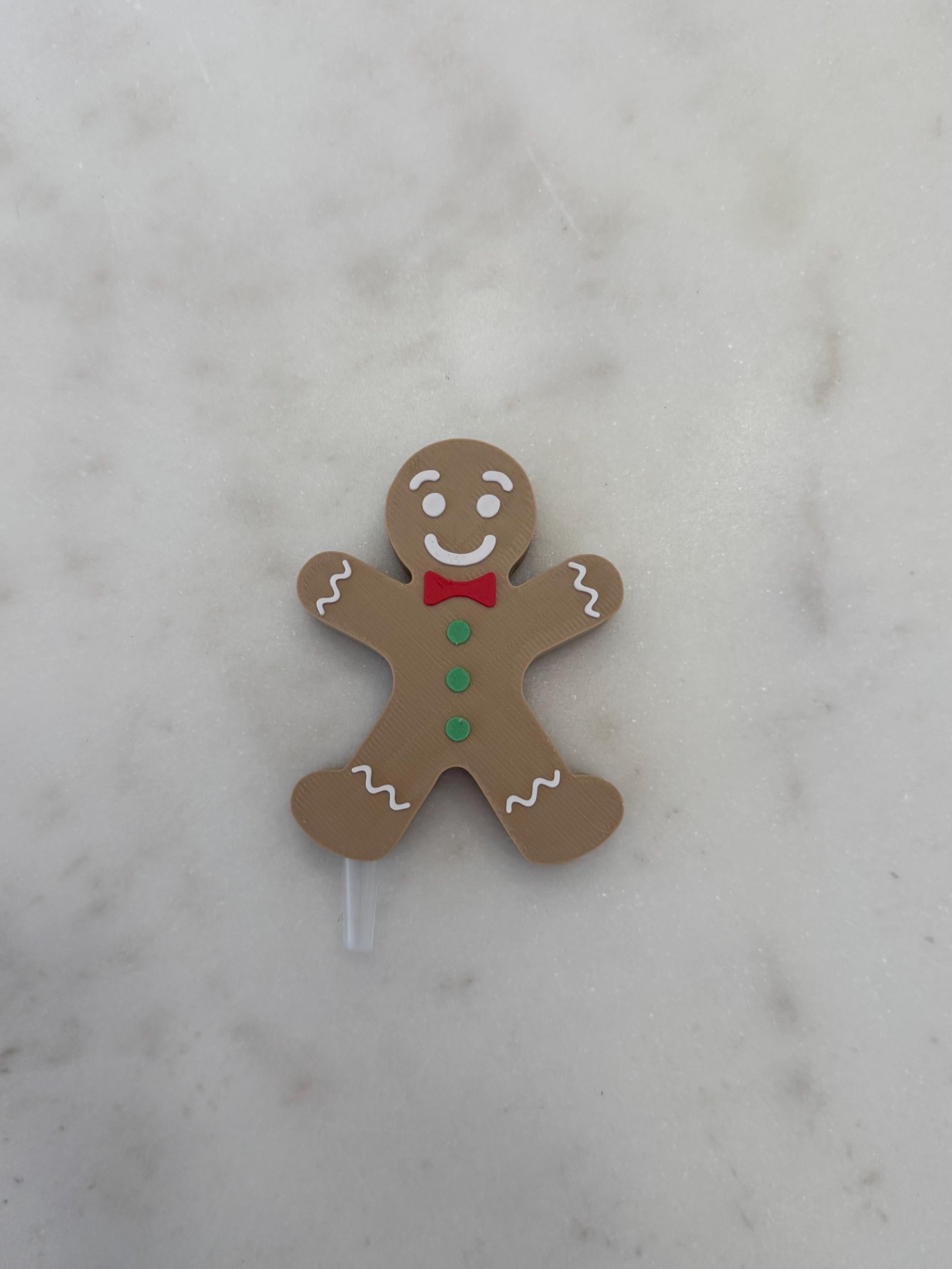 Gingerbread Man - Serving Dish Decor - Nora Fleming Mini Compatible